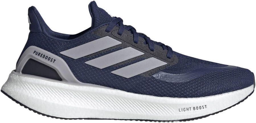 Adidas Performance Pureboost 5 hardloopschoenen blauw wit