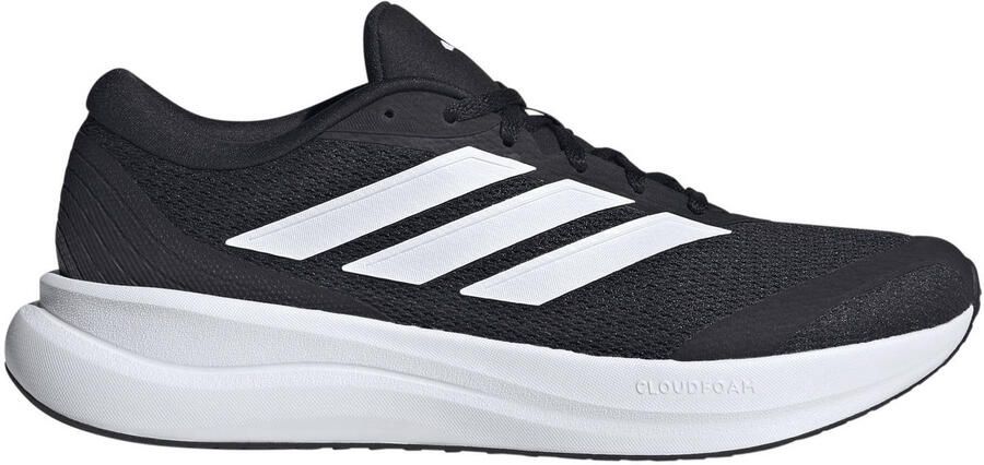 Adidas Performance RUNFALCON 6 mesh hardloopschoenen zwart wit antraciet