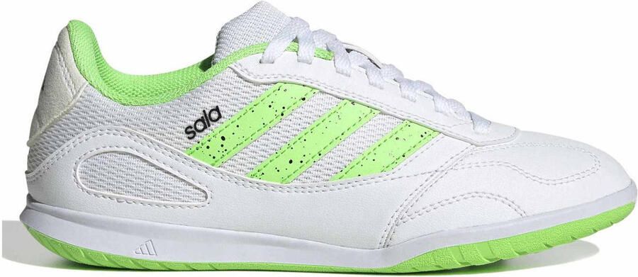 Adidas Perfor ce Super Sala Competition 3 junior zaalvoetbalschoenen wit limegroen - Foto 3