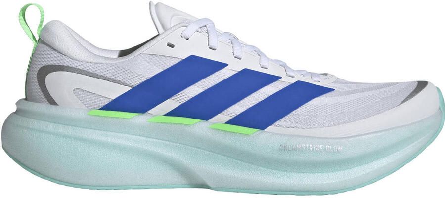 Adidas Performance Supernova Glide hardloopschoenen lichtblauw wit