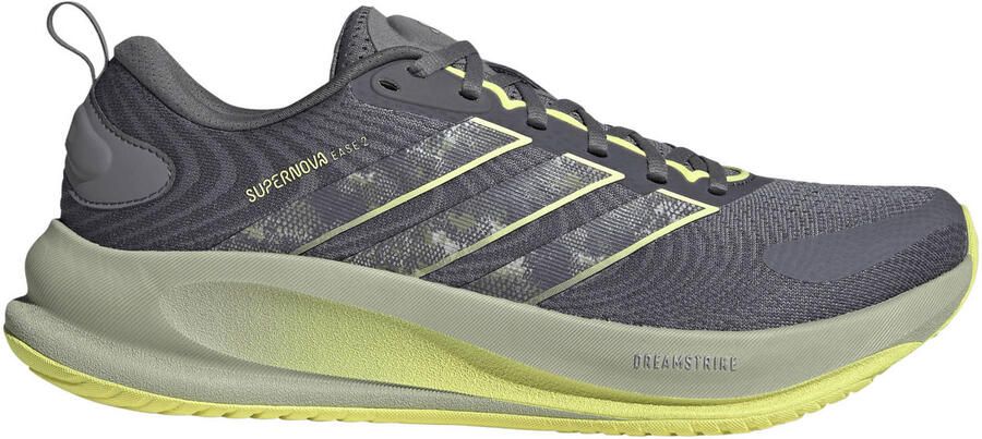 Adidas Performance Supernova mesh hardloopschoenen grijs geel