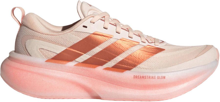 Adidas Performance Supernova mesh hardloopschoenen lichtroze oranje