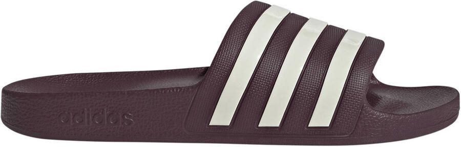 ADIDAS SPORTSWEAR Muiltjes 'Adilette Aqua' wijnrood offwhite