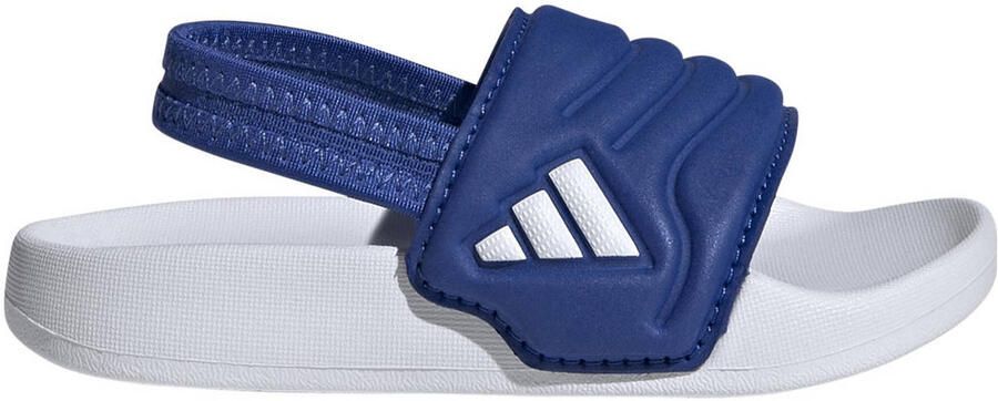 Adidas Sportswear Adilette Estrap 2.0 badslippers met hielbandje kobaltblauw wit