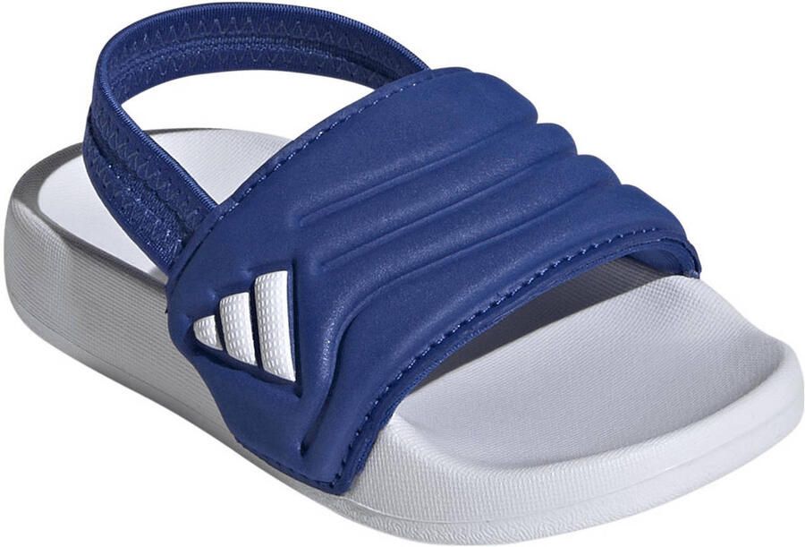 Adidas Sportswear Adilette Estrap 2.0 badslippers met hielbandje kobaltblauw wit - Foto 3