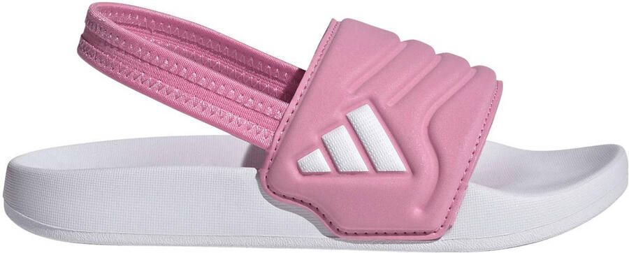 Adidas Sportswear Adilette Estrap 2.0 badslippers met hielbandje roze wit