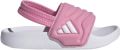 Adidas Sportswear Adilette Estrap 2.0 badslippers met hielbandje roze wit Rubber - Roze/Wit