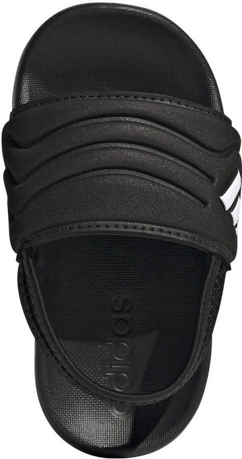 Adidas Sportswear Adilette Estrap 2.0 badslippers met hielbandje zwart - Foto 3