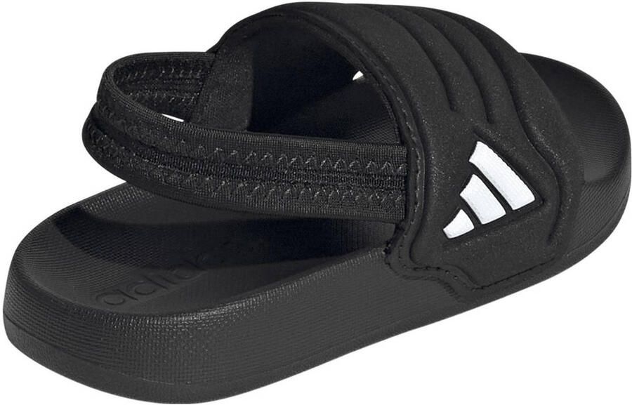 Adidas Sportswear Adilette Estrap 2.0 badslippers met hielbandje zwart - Foto 2