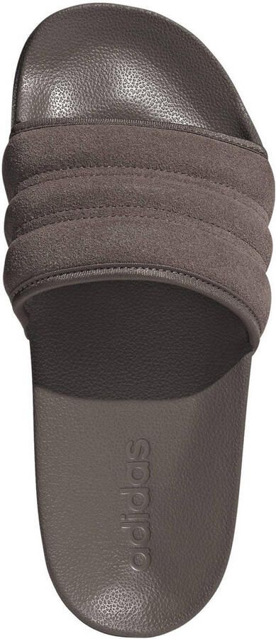 Adidas Sportswear Badslippers met echt Met leer Model 'ADILETTE NOSHOWER'
