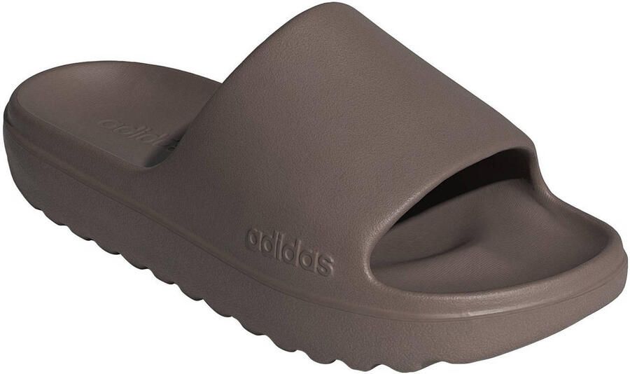 Adidas adilette Slippers en Sandalen Bruin 2 3 Mesh Synthetisch