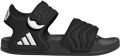 Adidas Sportswear Adilette sandalen zwart wit Rubber - Zwart/Wit