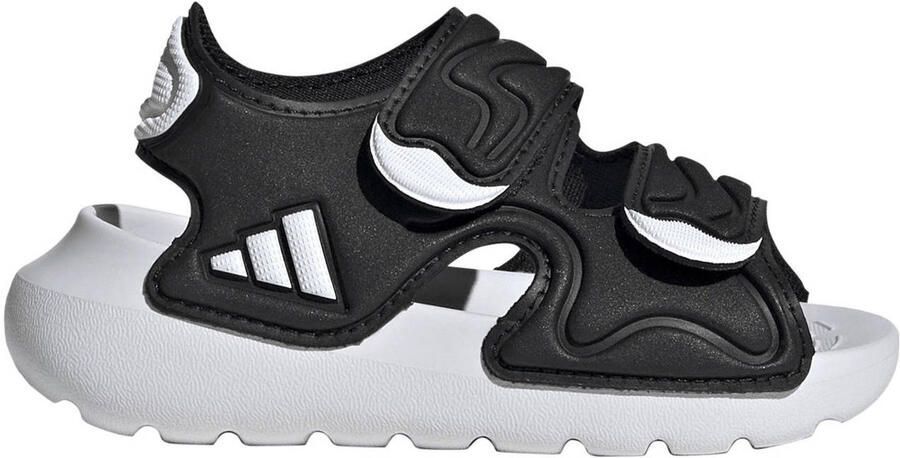 Adidas Sportswear AltaSwim 3 sandalen zwart wit