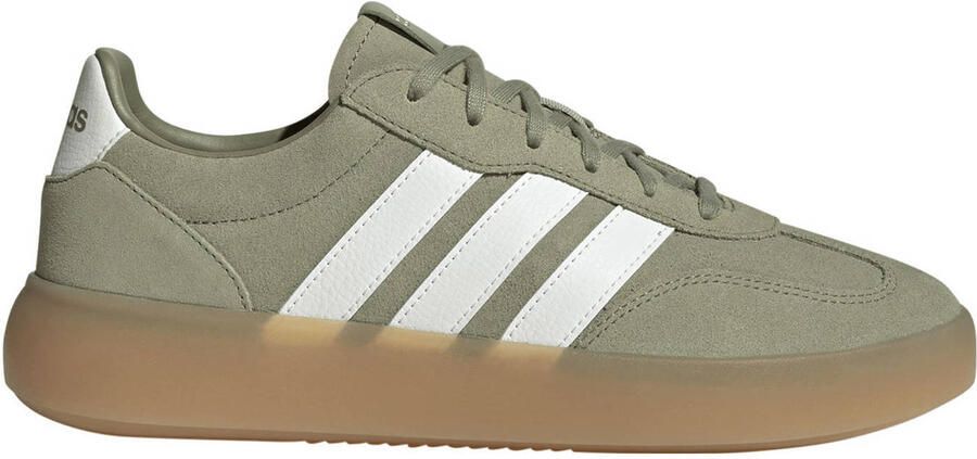 Adidas Sportswear Barreda Decode Lux leren sneakers grijsgroen ecru