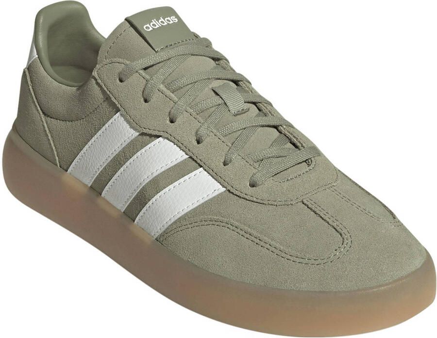 Adidas Sportswear Barreda Decode Lux leren sneakers grijsgroen ecru - Foto 2