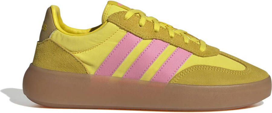 Adidas Barreda Decode suède dames sneakers geel 1 3 Echt leer Uitneembare zool