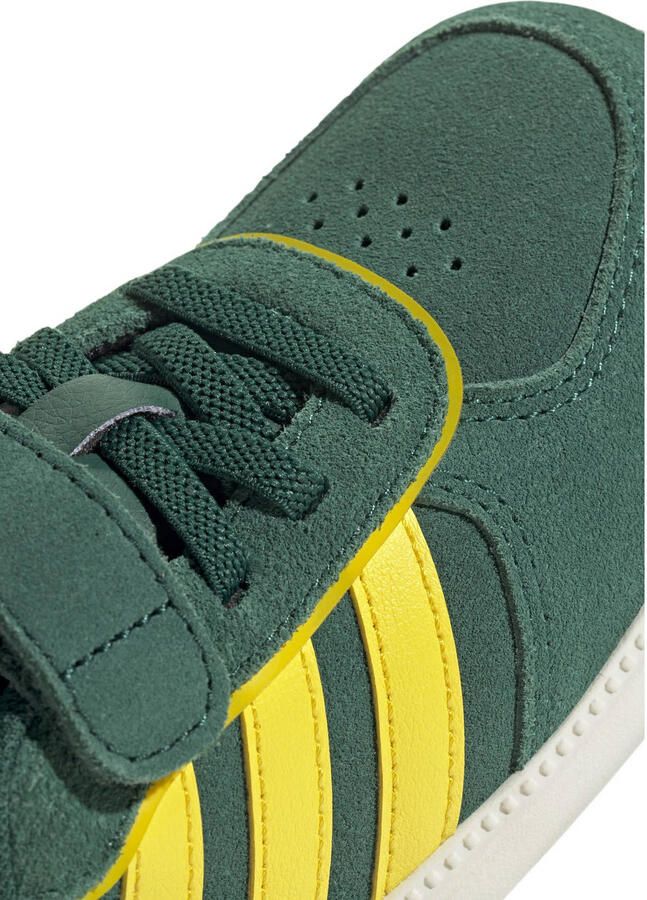 Adidas Sportswear Breaknet imitatieleren leren sneakers Sleek donkergroen geel - Foto 2