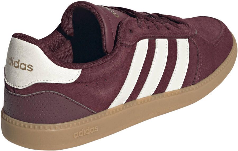Adidas Sportswear Breaknet imitatieleren sneakers donkerrood wit - Foto 3