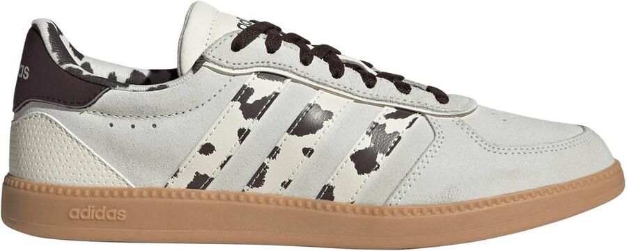 Adidas Sportswear Breaknet imitatieleren sneakers met dierenprint lichtgrijs
