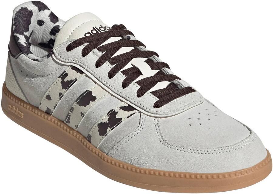 Adidas Sportswear Breaknet imitatieleren sneakers met dierenprint lichtgrijs - Foto 2