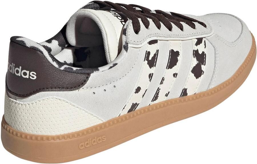 Adidas Sportswear Breaknet imitatieleren sneakers met dierenprint lichtgrijs - Foto 3