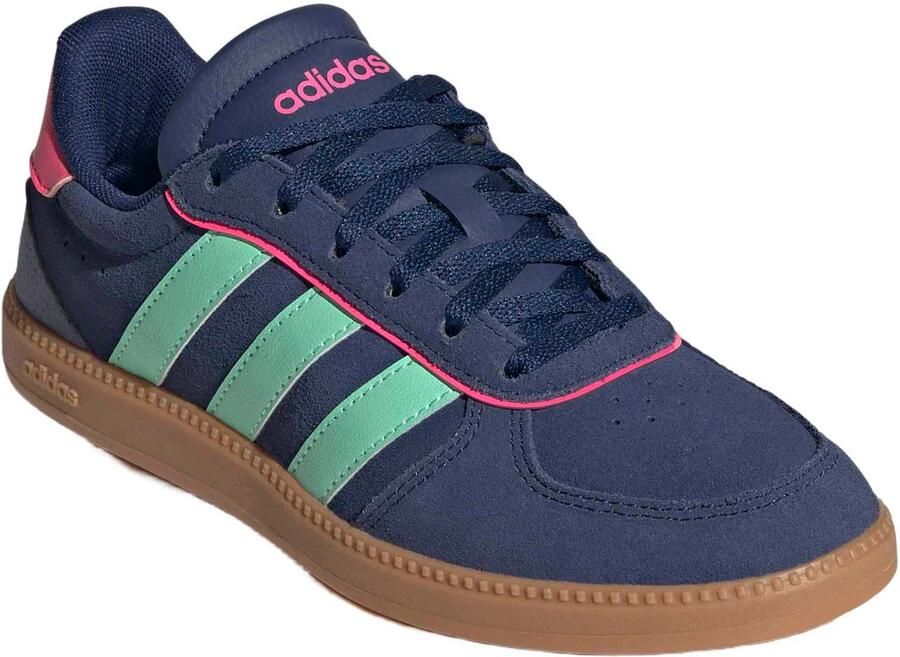 Adidas Sportswear Breaknet Sleek imitatieleren sneakers donkerblauw mintgroen - Foto 3