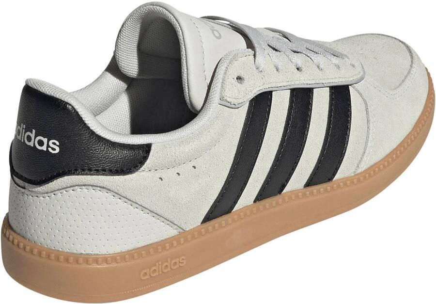 Adidas Sportswear Breaknet Sleek suède sneakers lichtgrijs zwart - Foto 3