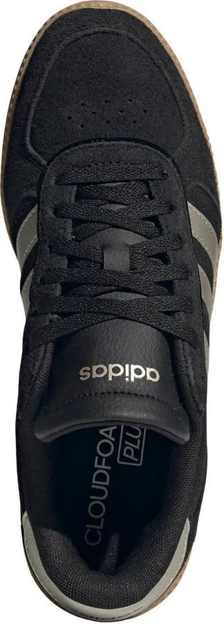 Adidas Sportswear Breaknet Sleek leren sneakers zwart metallic zilver - Foto 3