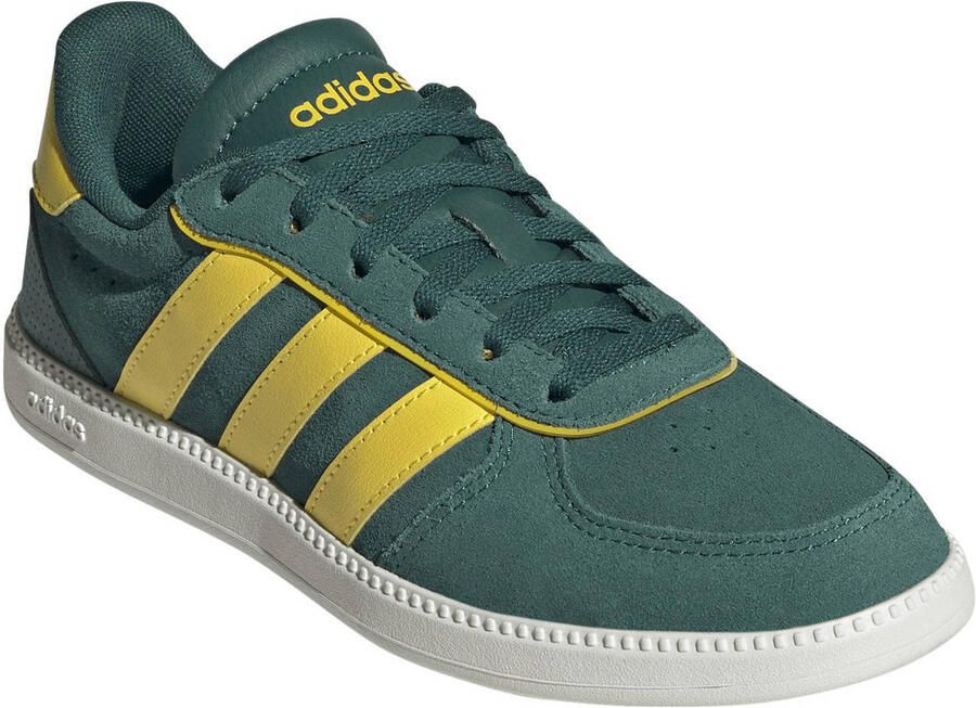 Adidas Sportswear Breaknet Sleek sneakers donkergroen geel - Foto 3