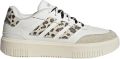 Adidas Courtblock Bold dames sneakers beige 1 3 Uitneembare zool - Beige
