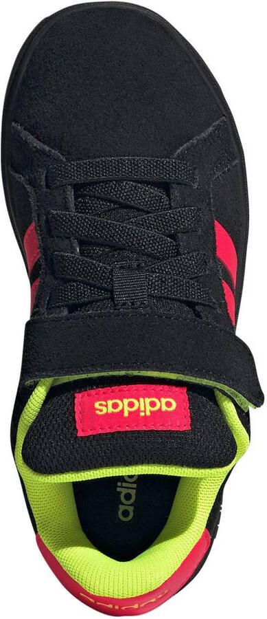 Adidas Grand Court 00s El C sneakers zwart rood Uitneembare zool - Foto 2