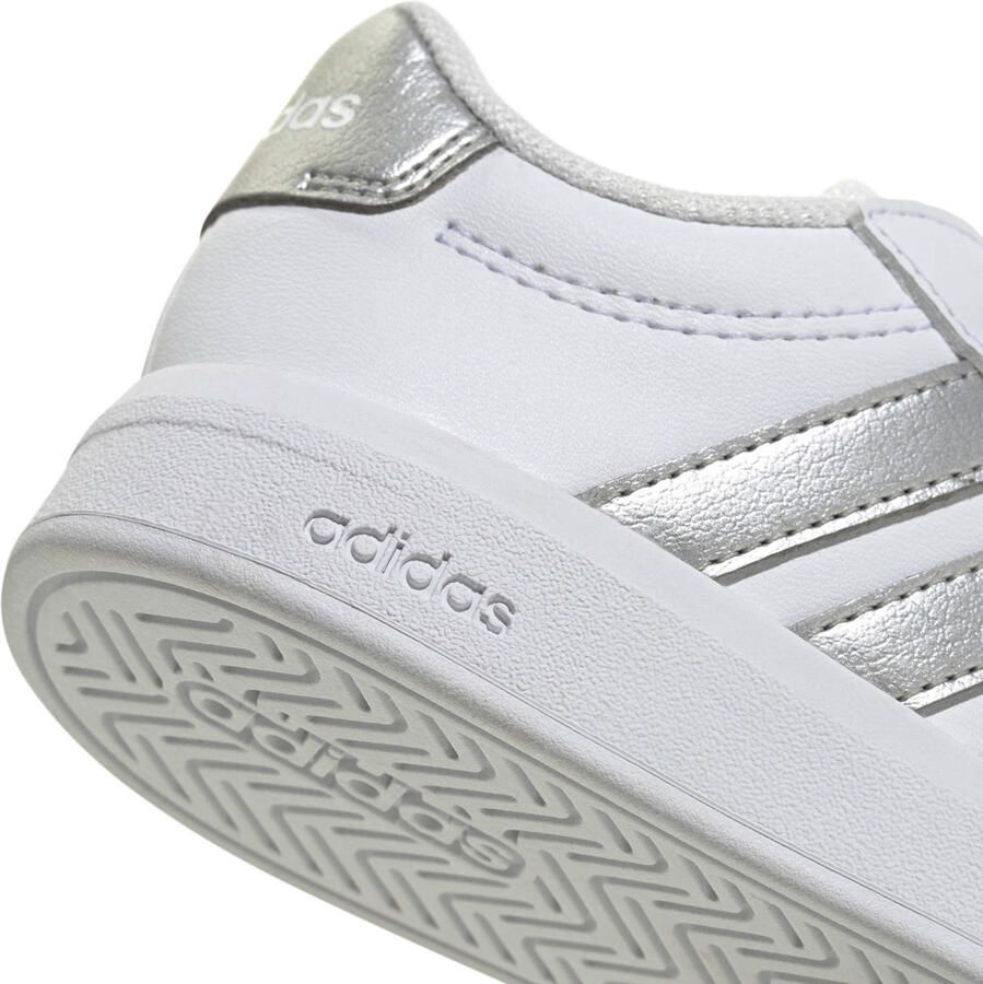 Adidas Sportswear Grand Court 3.0 imitatieleren sneakers wit zilver - Foto 2