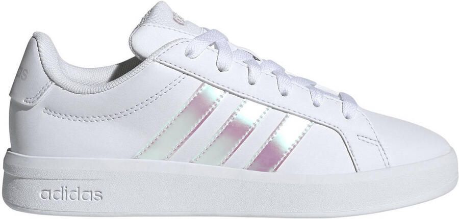 Adidas Grand Court 3.0 Kindersneakers Wit 2 3 Mesh Synthetisch