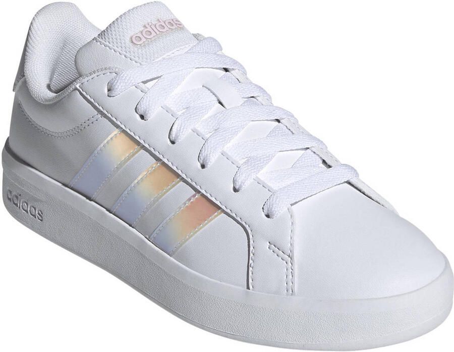 Adidas Grand Court 3.0 Kindersneakers Wit 2 3 Mesh Synthetisch - Foto 2
