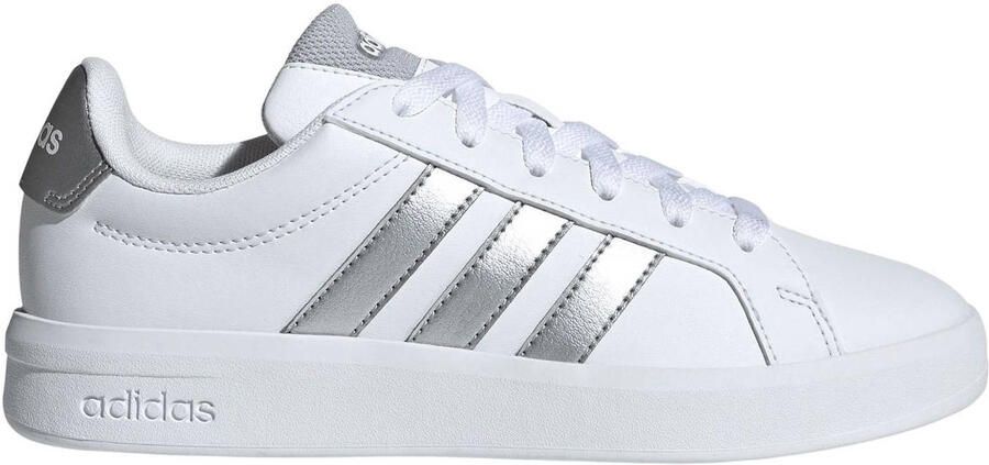 Adidas Grand Court 3.0 Kindersneakers Wit 2 3 Mesh Synthetisch