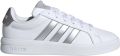 Adidas Sportswear Grand Court 3.0 sneakers wit zilvergrijs Imitatieleer - Wit/Zilver