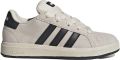 Adidas Sportswear Grand Court imitatieleren sneakers beige zwart Suède - Zwart