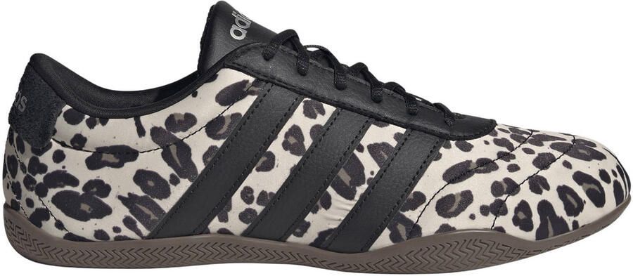 Adidas Sportswear Grand Court leren sneakers met panterprint zwart ecru