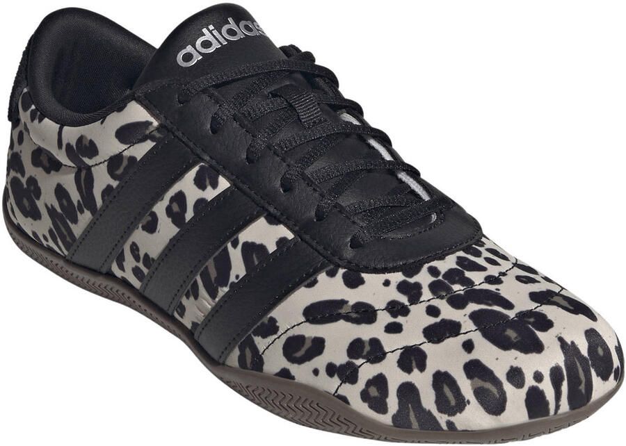 Adidas Sportswear Grand Court leren sneakers met panterprint zwart ecru - Foto 2