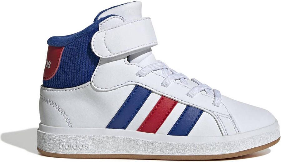 Adidas Sportswear Grand Court Mid sneakers wit kobaltblauw rood - Foto 3