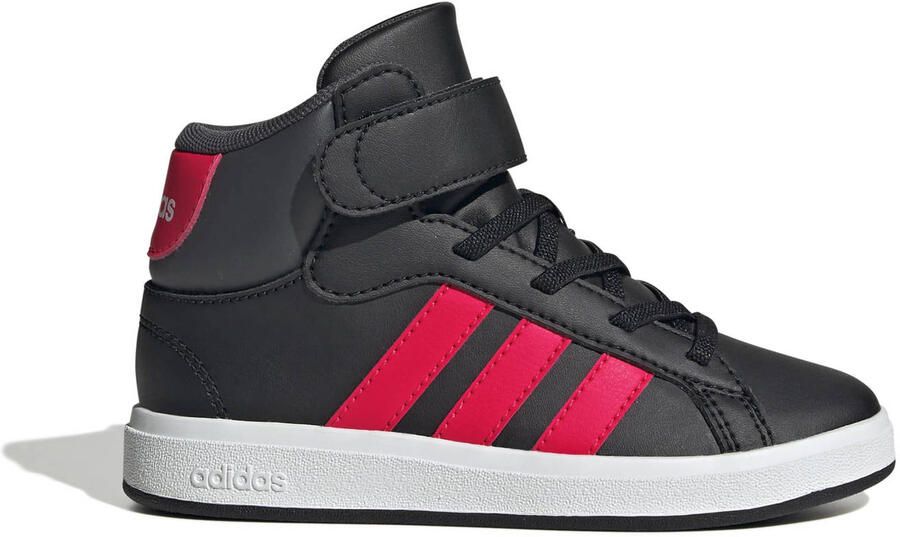 Adidas Sportswear Grand Court Mid sneakers zwart rood grijs - Foto 3
