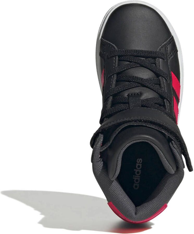 Adidas Sportswear Grand Court Mid sneakers zwart rood grijs