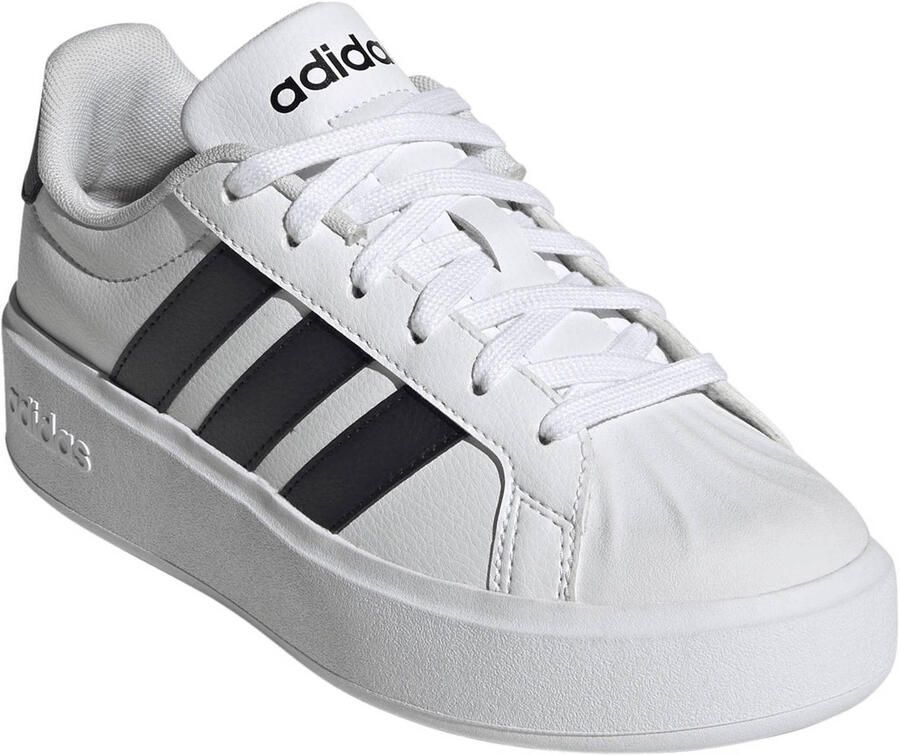 Adidas Sportswear imitatieleren sneakers wit zwart - Foto 3