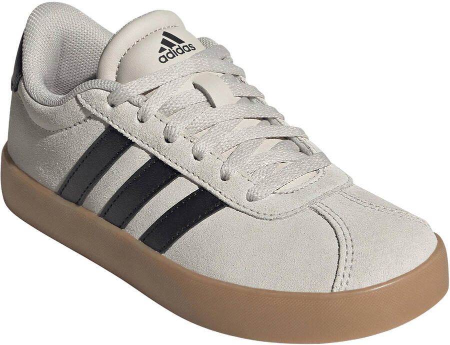 Adidas Sportswear leren suède sneakers lichtgrijs zwart - Foto 2