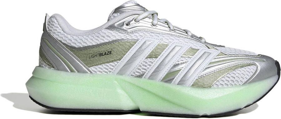 Adidas Sportswear Lightblaze Glow sneakers wit zilvermetallic limegroen