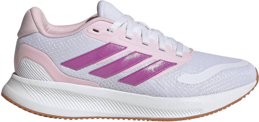Adidas Sportswear Runfalcon sportschoenen wit roze fuchsia