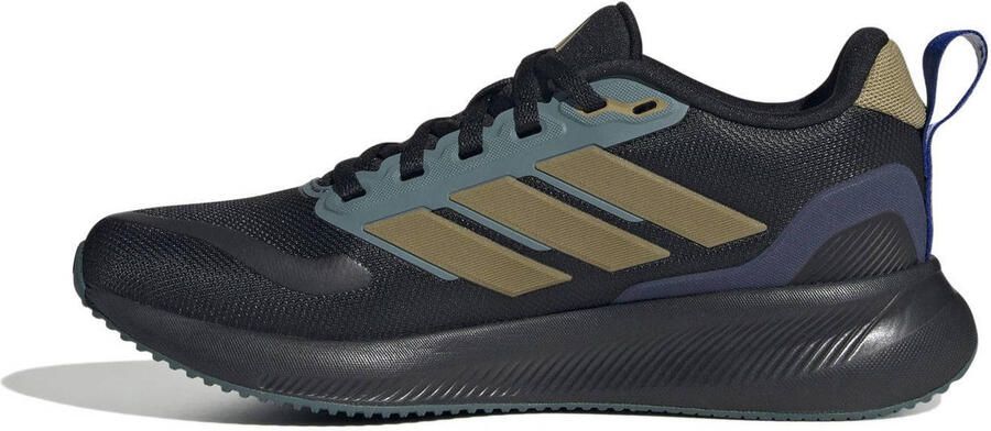Adidas Sportswear Runfalcon sportschoenen zwart geel blauw - Foto 2