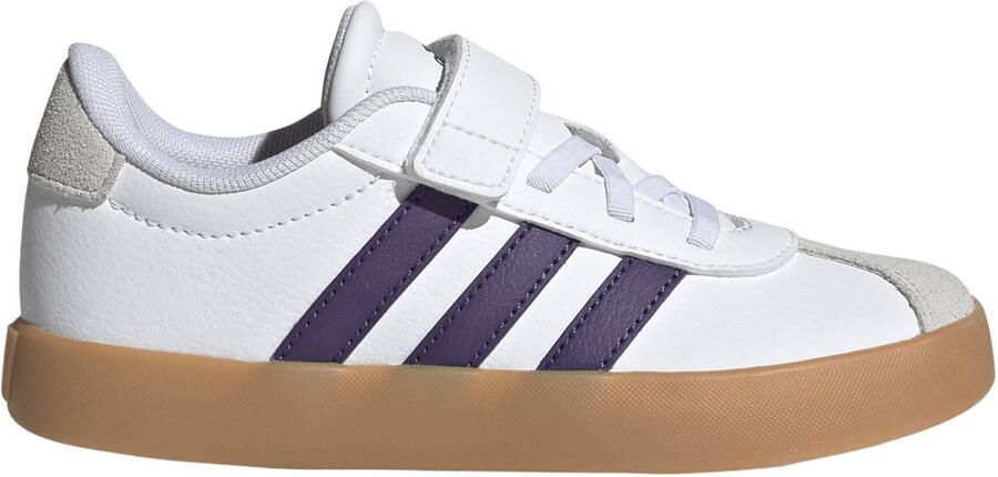 Adidas Vl Court 3.0 Skateboarding Gymnastikskor För Barn Wit Kinderen