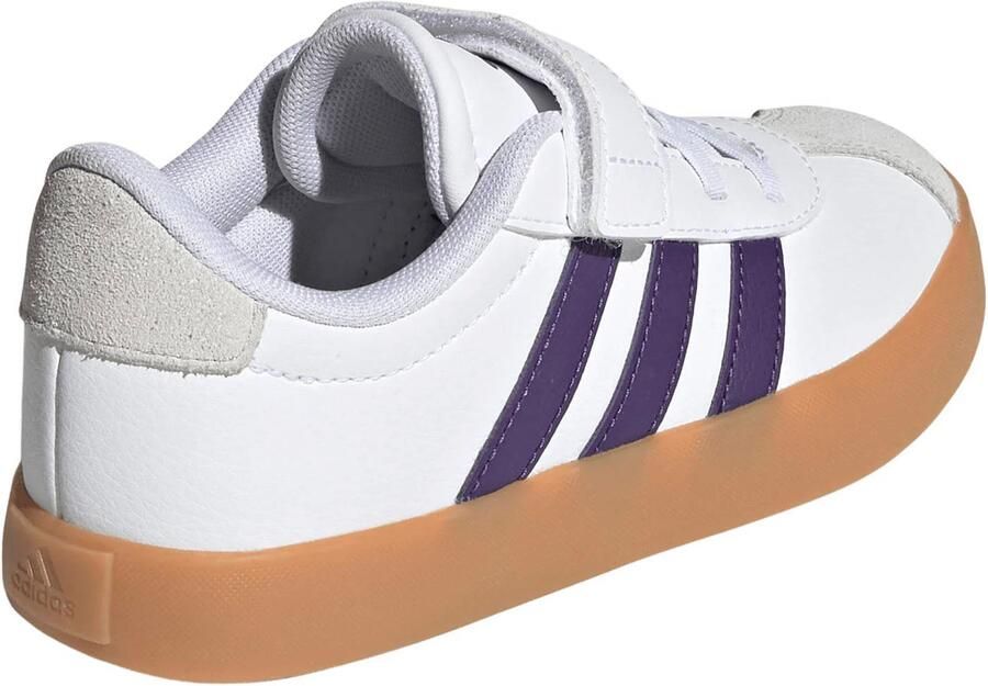 Adidas Vl Court 3.0 Skateboarding Gymnastikskor För Barn Wit Kinderen - Foto 2