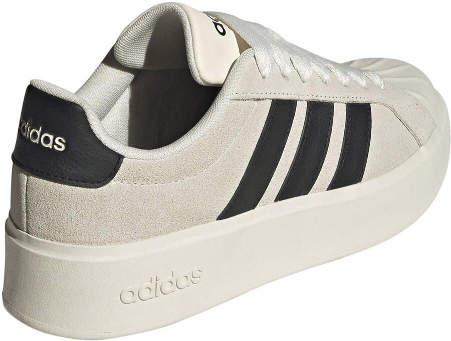 Adidas Sportswear Streettalk Bold leren suède sneakers ecru zwart - Foto 3